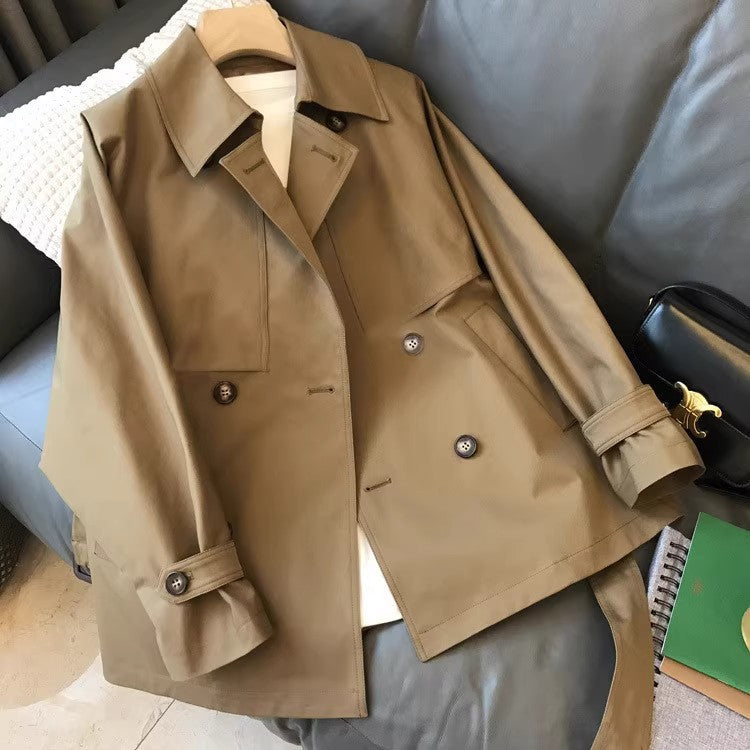 Damen Elegante und lässige Trenchcoat Drune