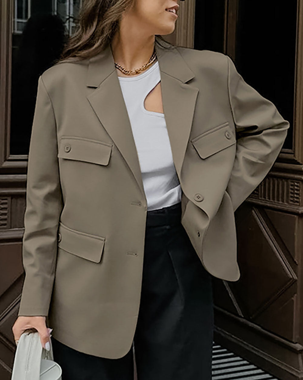 Drune | Loose Fit Vier Taschen Design Blazer