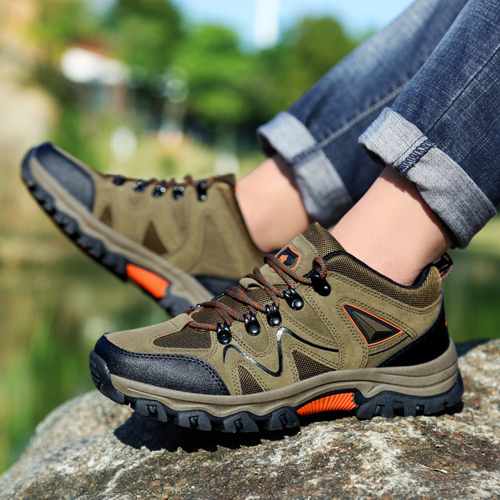 Damen Robuster Lowcut‑Trekking‑Halbschuh mit griffiger Mehrzonenprofilsohle und stoßdämpfender EVA‑Zwischensohle Drune