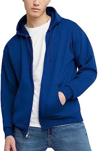 Herren sportlicher Reißverschluss-Hoodie mit seitlichen Taschen Drune