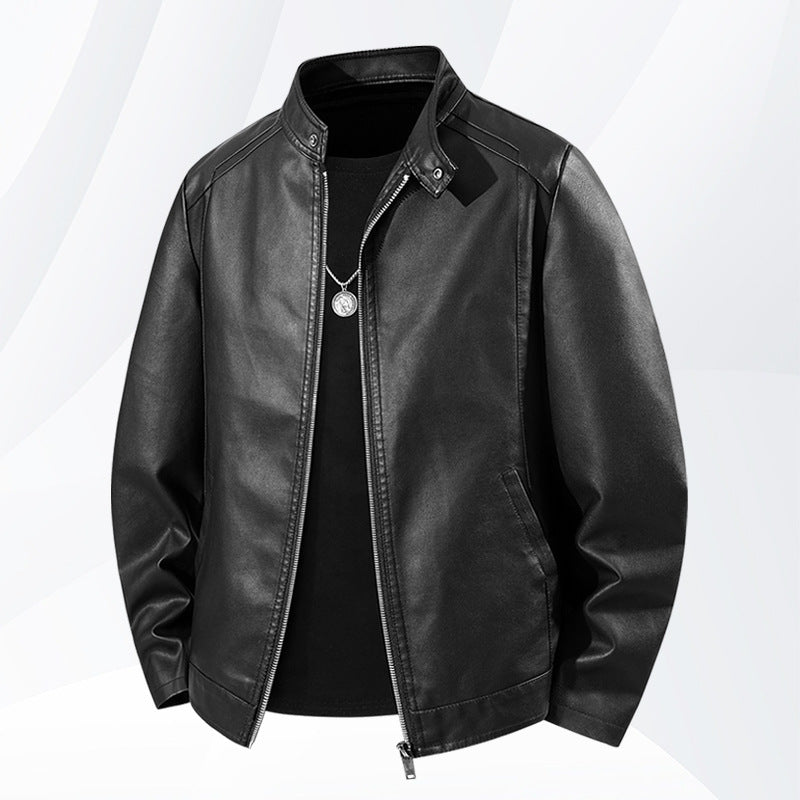 Herren Klassische Bikerjacke Drune