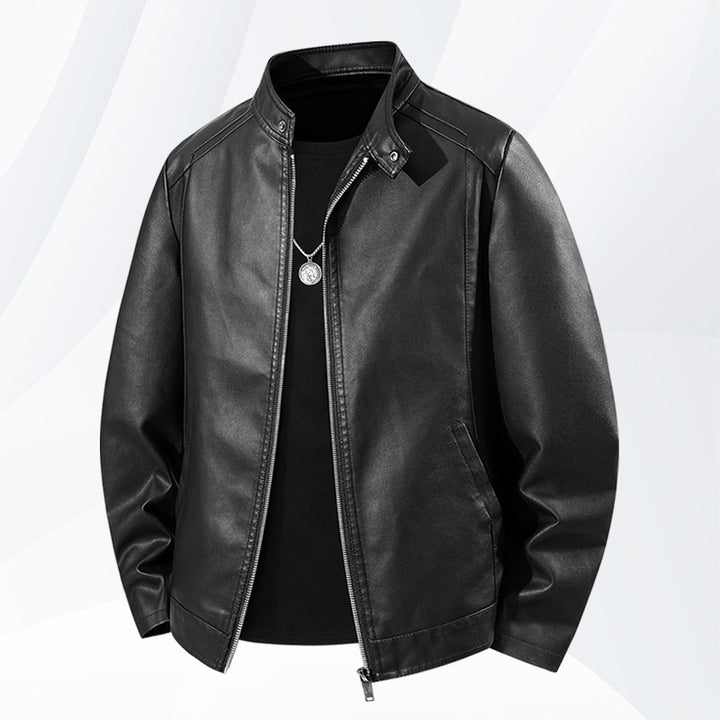 Herren Klassische Bikerjacke Drune