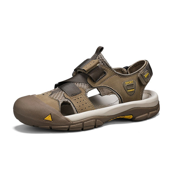 Herren Sportliche Outdoor-Sandalen mit verstellbarem Riemen und rutschfester Sohle Drune
