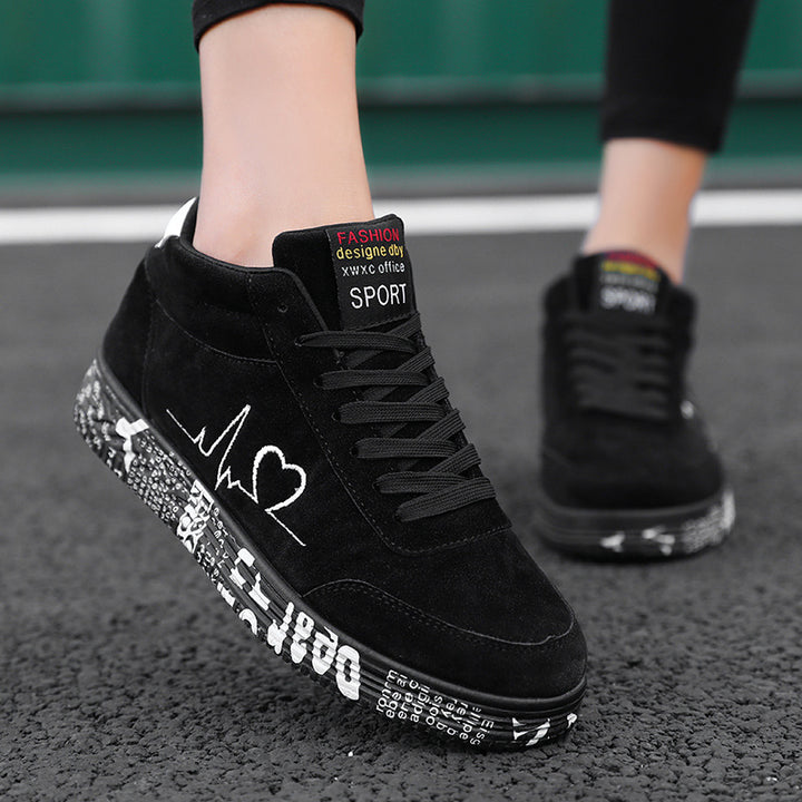 Herren Stylische High-Top Sneaker mit Grafikdesign Drune