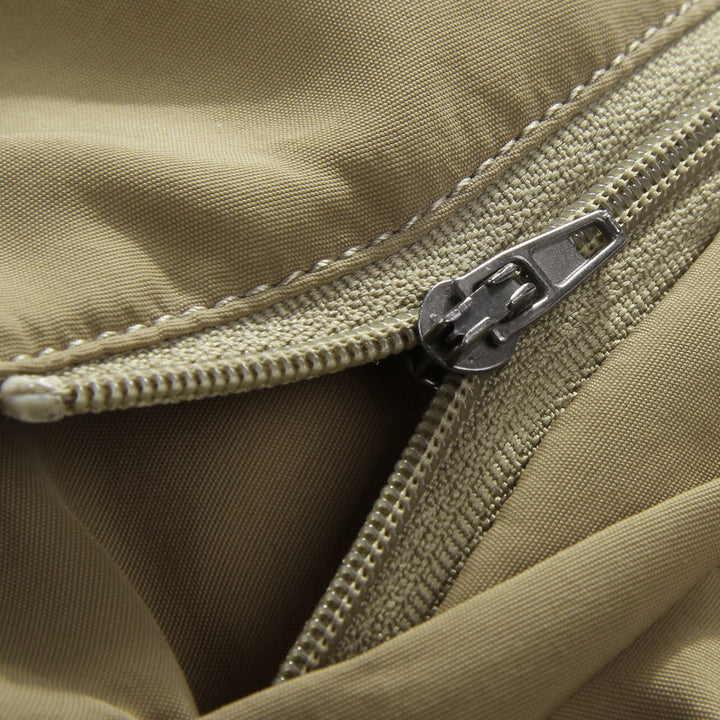 Herren wasserabweisende leichte Reisefunktionsjacke mit Kapuze und Mehrtaschen Drune