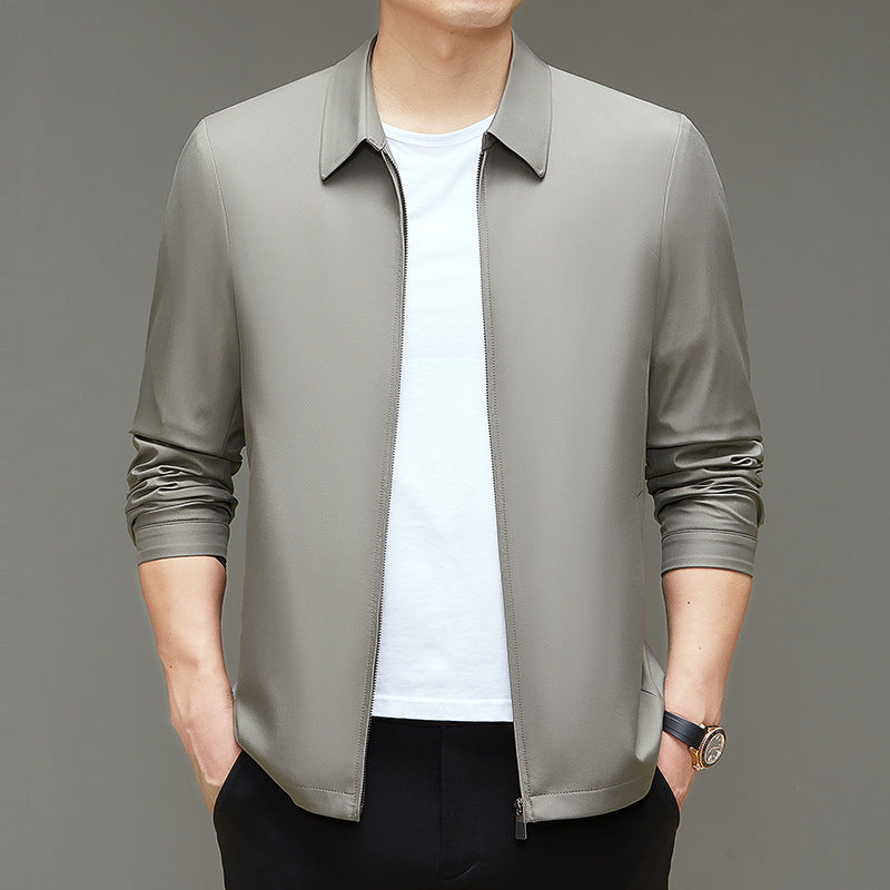 Herren lässige Jacke mit modernen Details und funktionalen Taschen Drune