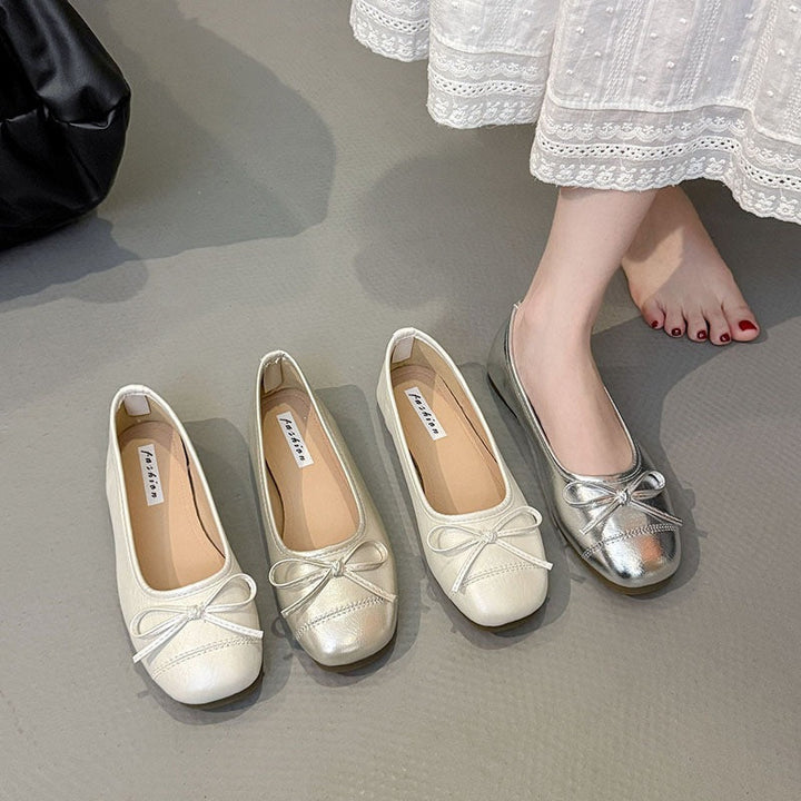 Damen Ballerinas mit zartem Schleifen-Detail und weichem Innenfutter Drune