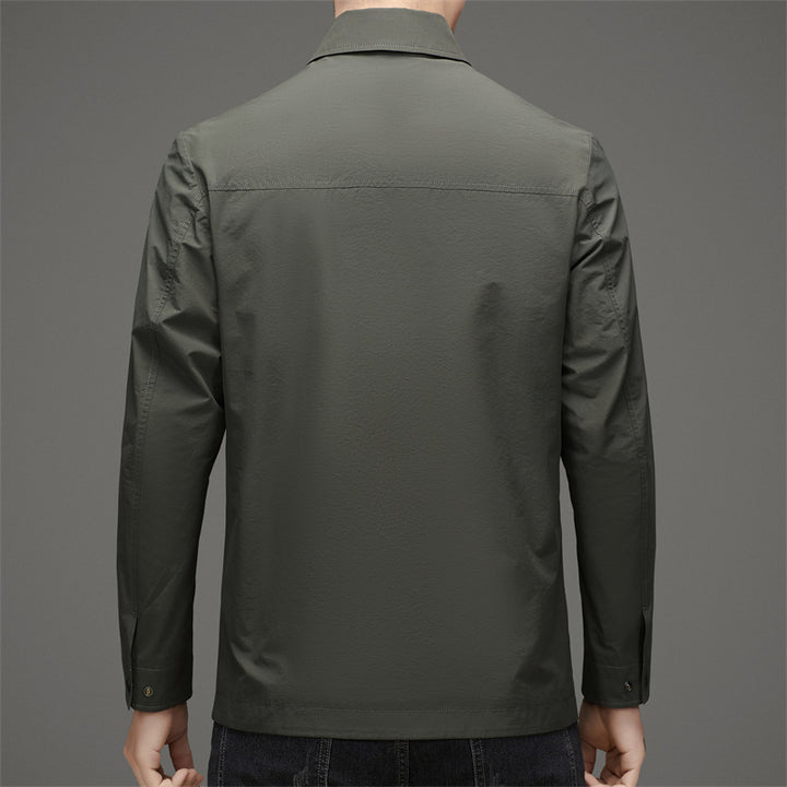Herren leichte Jacke mit praktischen Taschen und atmungsaktiver Membran Drune