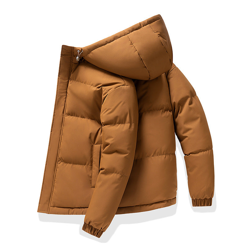 Damen Modische warme Daunenjacke mit Kapuze Drune