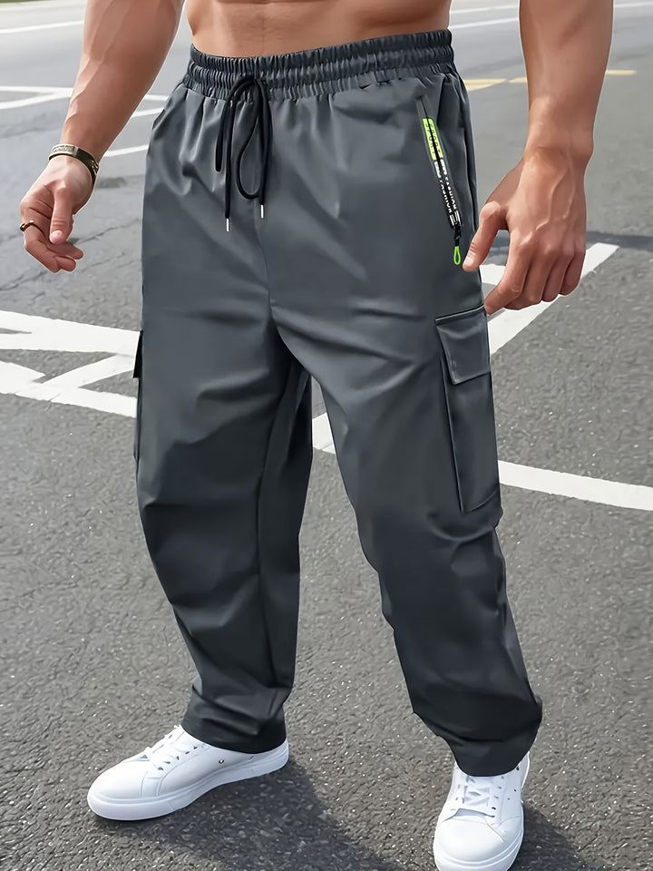 Herren Praktische Cargo-Hose mit verstellbarem Gummizug Drune