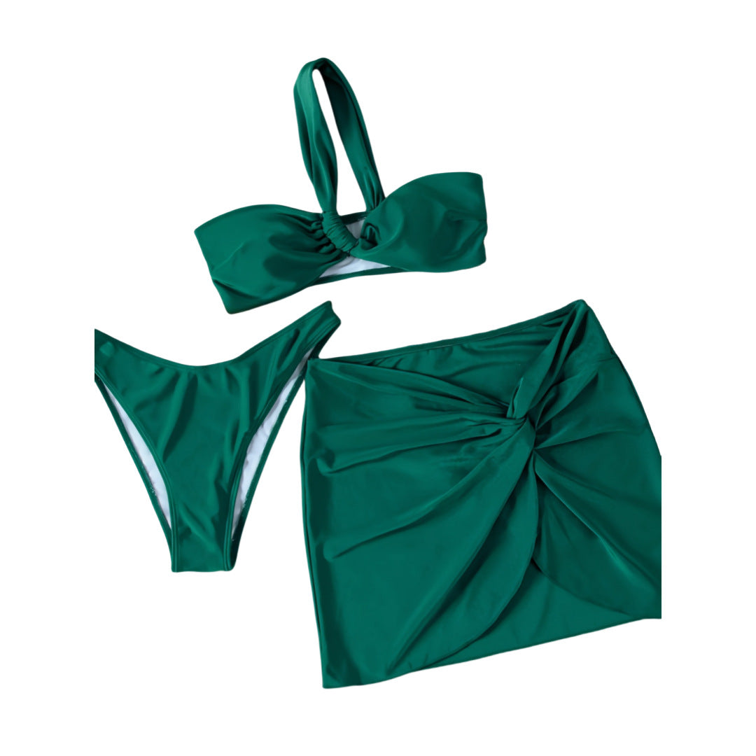 Damen Bandeau-Bikini mit innovativem Wickeldesign Drune