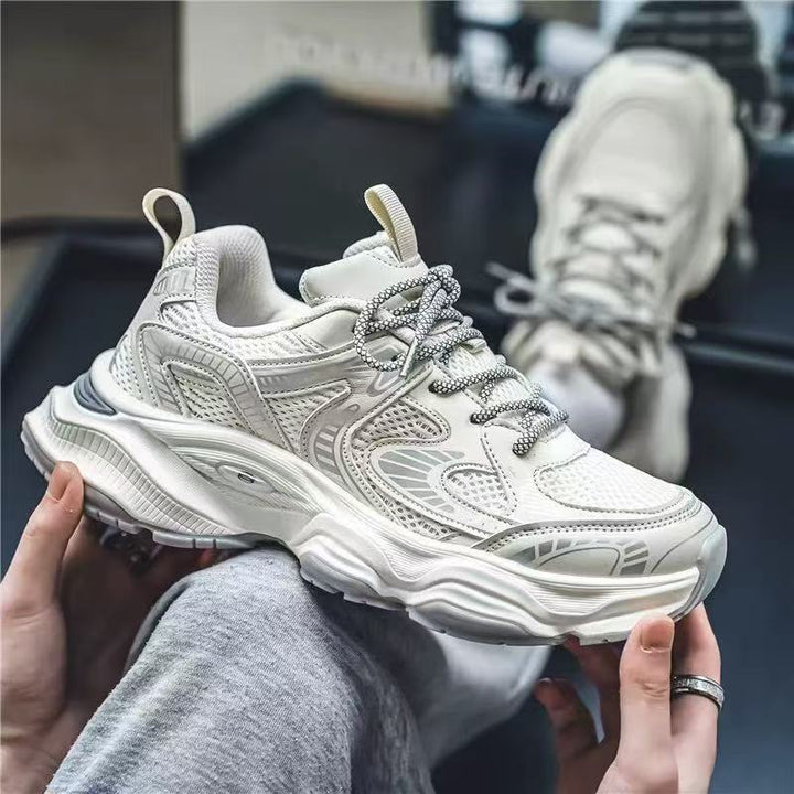 Damen modische Sport Sneakers mit atmungsaktiver Netzstruktur und dämpfender Sohle Drune