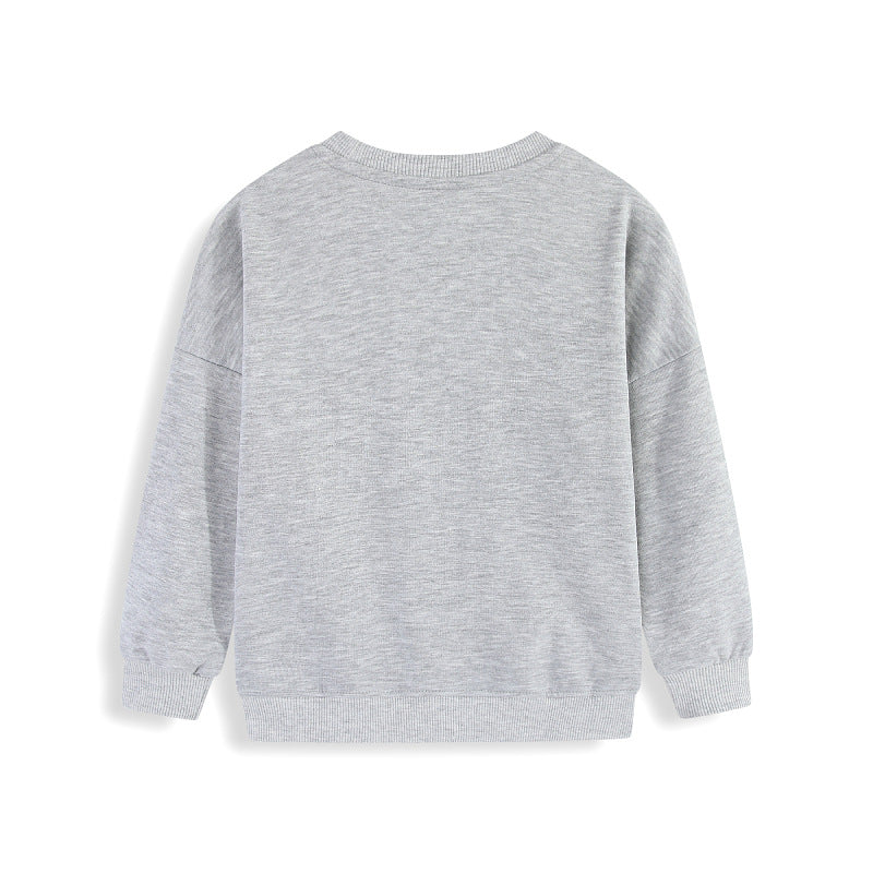 Mädchen Sweatshirt mit verspieltem Pferde-Design Drune