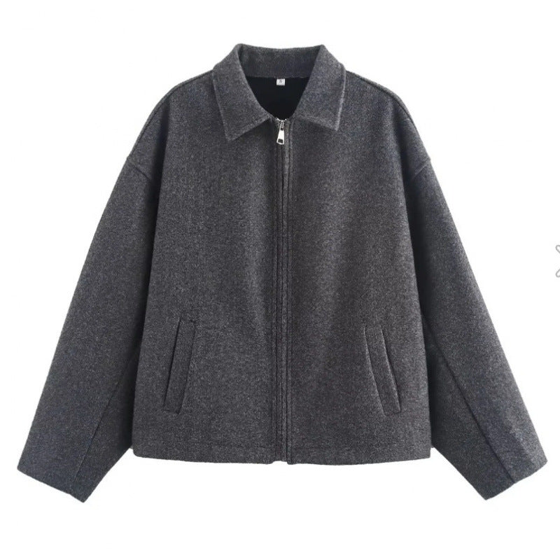 Damen lässige Steppjacke mit praktischen Taschen und elegantem Schnitt Drune