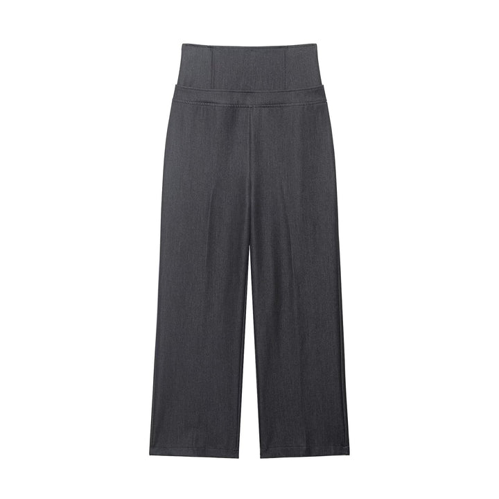 Damen Hochtaillierte Culotte-Hose mit extra breitem Shapingbund Drune