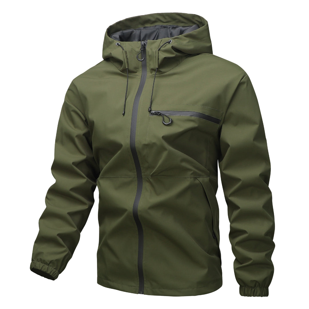 Herren Wetterfeste Kapuzenjacke Drune