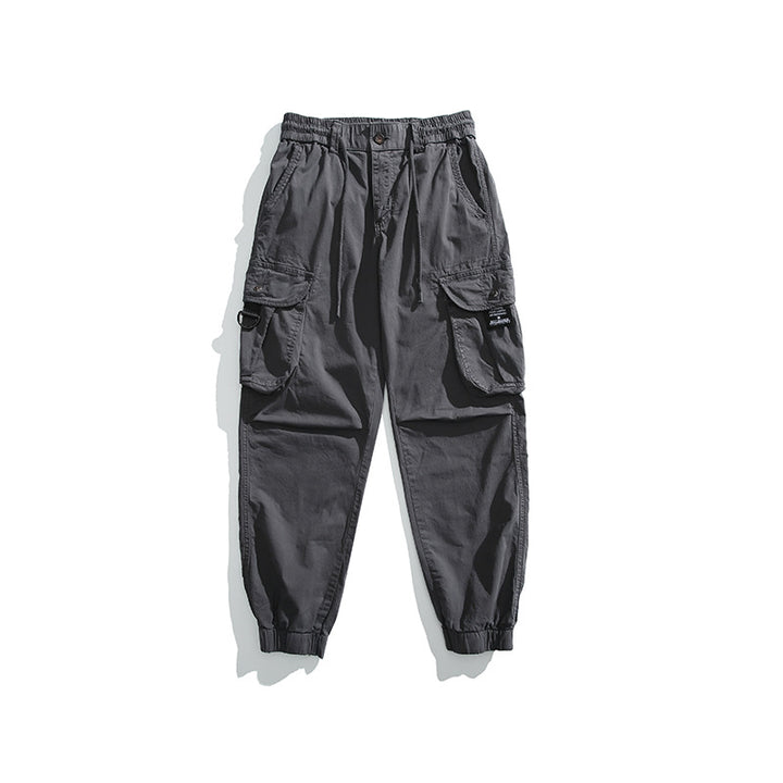 Herren Relaxed‑Fit Ripstop Cargojoggerhose mit D Ring und Mehrfachtaschen Drune
