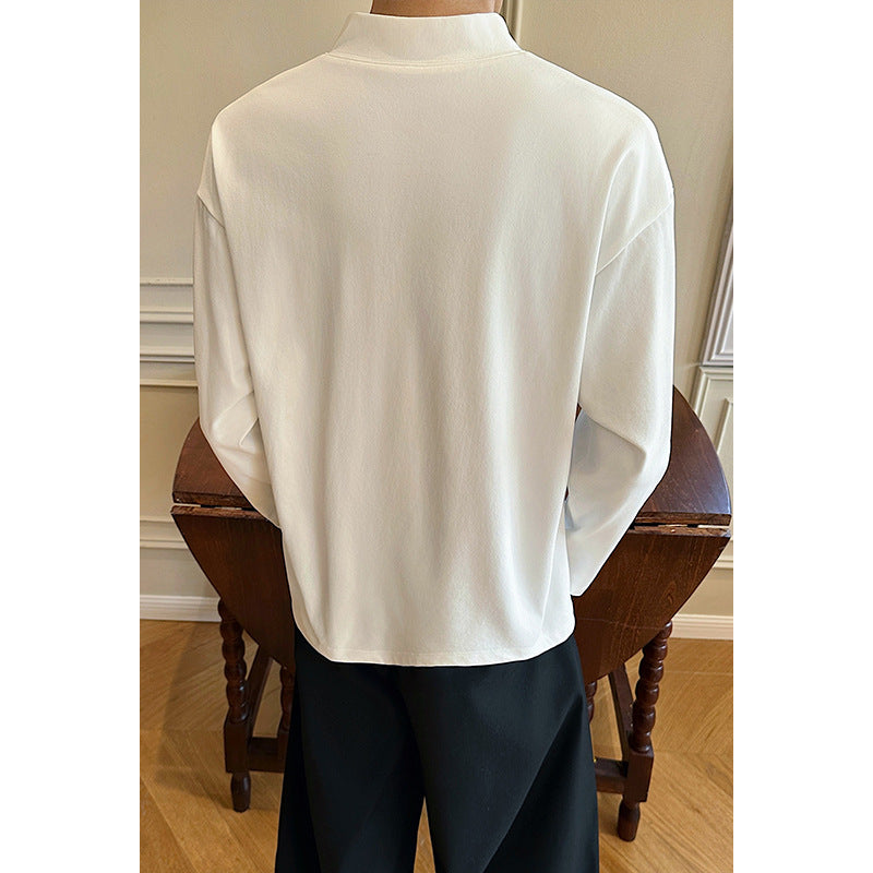 Herren Modisches Oversized Langarmshirt Drune