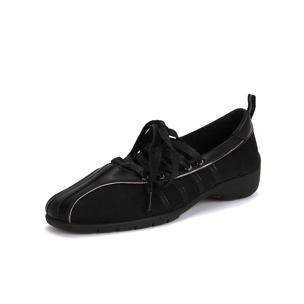 Damen Sportliche Schnürschuhe mit atmungsaktiver Obermaterialstruktur und rutschfester Sohle Drune