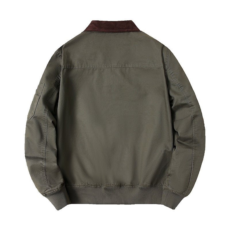 Herren Modische Blousonjacke mit Karomuster Drune