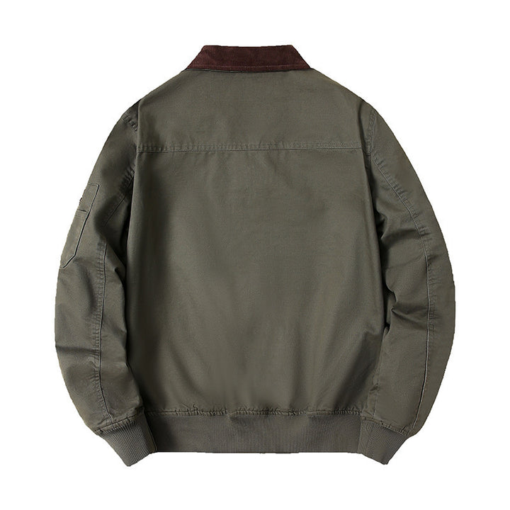Herren Modische Blousonjacke mit Karomuster Drune