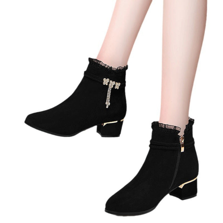 Damen Glamouröse Ankle Boots Drune