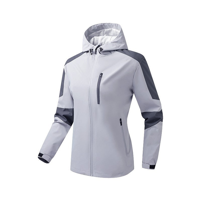 Herren Atmungsaktive Softshell‑Hardshell‑Hybridjacke mit Kapuze und wasserdichten Reißverschlusstaschen Drune