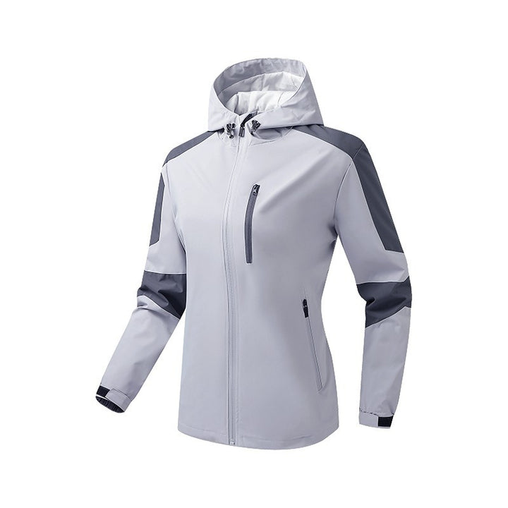 Herren Atmungsaktive Softshell‑Hardshell‑Hybridjacke mit Kapuze und wasserdichten Reißverschlusstaschen Drune