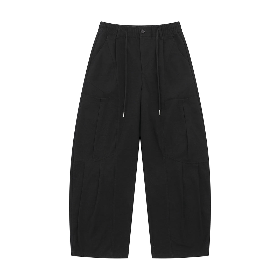 Damen Weite Cargo-Culotte mit elastischem Bund und großen Pattentaschen Drune