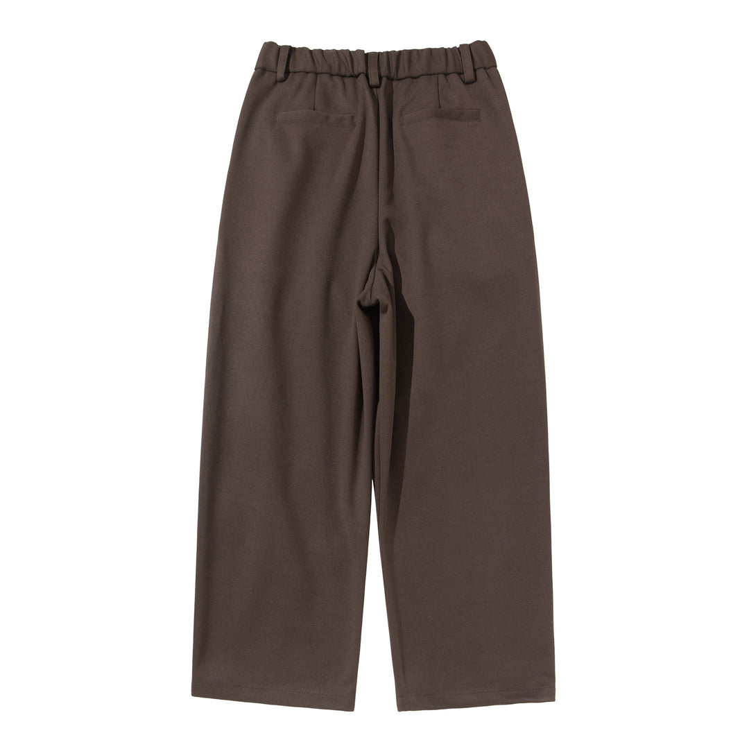 Damen Hochtaillierte Culotte-Hose mit Bundfalten und elastischem Rückenteil Drune