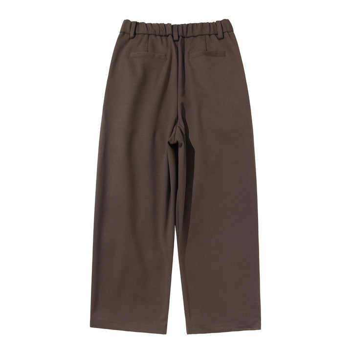 Damen Hochtaillierte Culotte-Hose mit Bundfalten und elastischem Rückenteil Drune