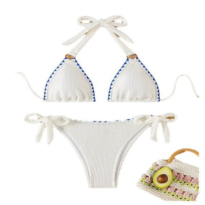 Damen Triangel-Bikini mit sportlichen Akzenten und modischen Details Drune