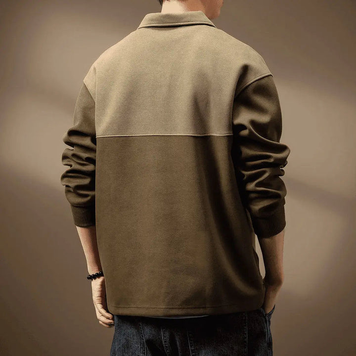 Herren Modischer Sweatshirt mit Reißverschluss