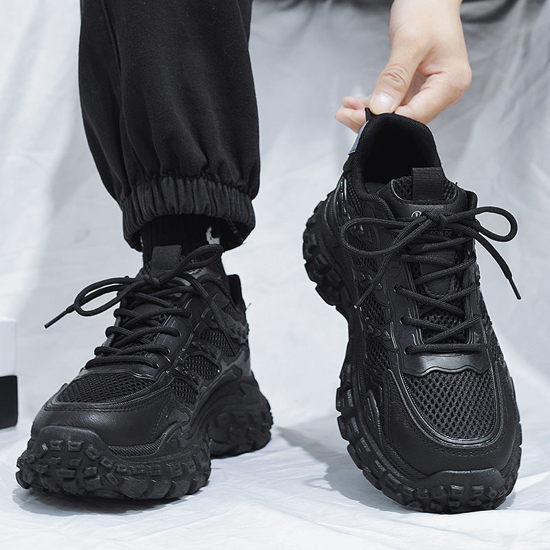 Damen Sportliche trendige Sneakers mit stoßdämpfender Sohle und atmungsaktiver Mesh-Oberfläche Drune