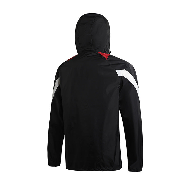 Herren Leichte Windjacke mit Kapuze Drune
