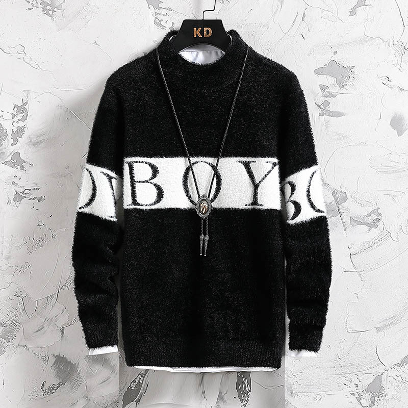 Damen Hochwertiger, kuscheliger Pullover mit Stehkragen Drune