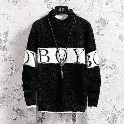 Damen Hochwertiger, kuscheliger Pullover mit Stehkragen Drune