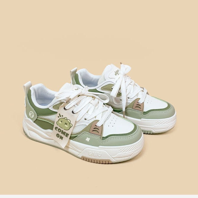 Damen sportliche Sneaker mit trendigem Design und atmungsaktivem Obermaterial Drune