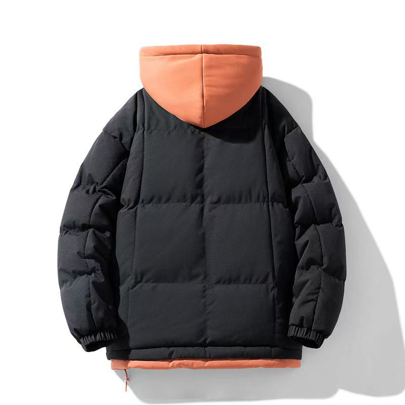 Herren Wattierte Übergangsjacke mit abnehmbarer Kapuze Drune