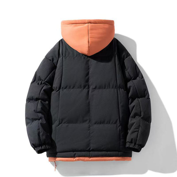 Herren Wattierte Übergangsjacke mit abnehmbarer Kapuze Drune