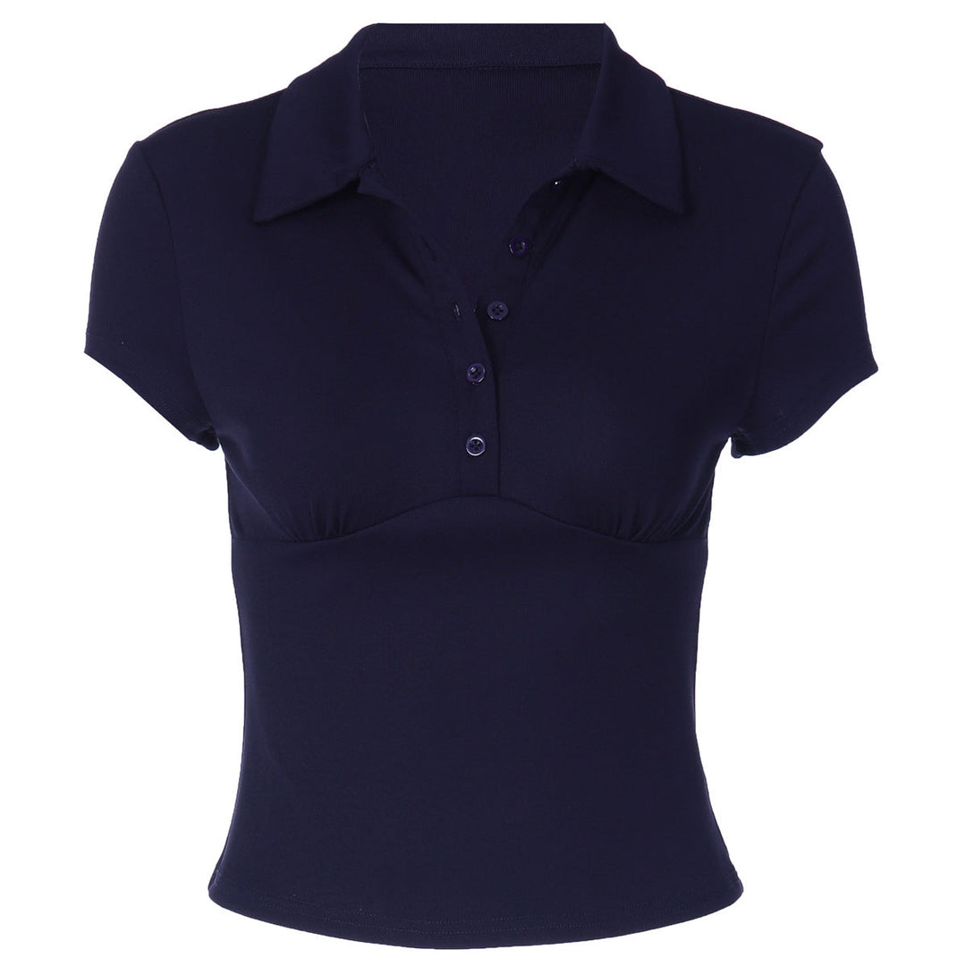 Damen Kurzärmliges Poloshirt mit taillierter Passform Drune