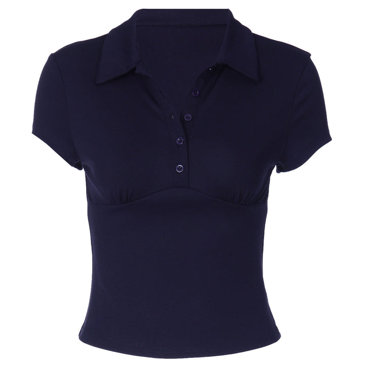 Damen Kurzärmliges Poloshirt mit taillierter Passform Drune
