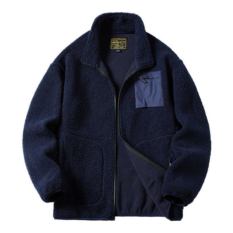 Herren Gemütliche Fleecejacke mit praktischen Taschen Drune