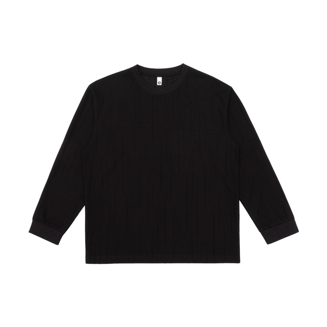 Unisex Premium-Langarmshirt aus Strukturjersey mit verstärktem Rundhals Drune
