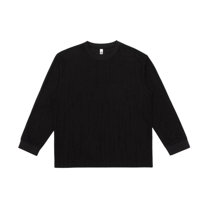 Unisex Premium-Langarmshirt aus Strukturjersey mit verstärktem Rundhals Drune