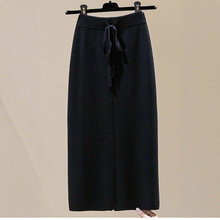Damen Langer, elastischer Maxirock mit Bundtiefe Drune
