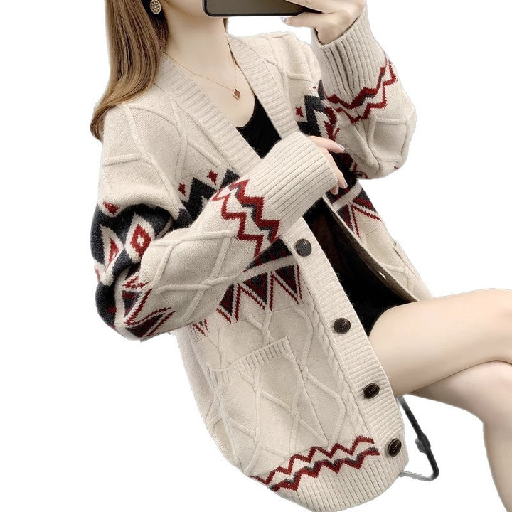 Damen Strickjacke Drune