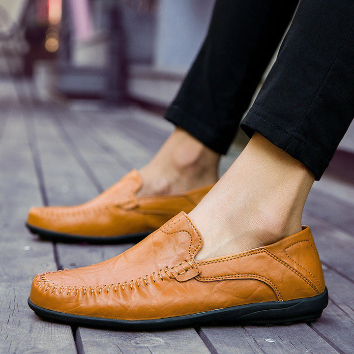 Damen Elegante Mokassins aus hochwertigem Leder mit handgenähten Details Drune