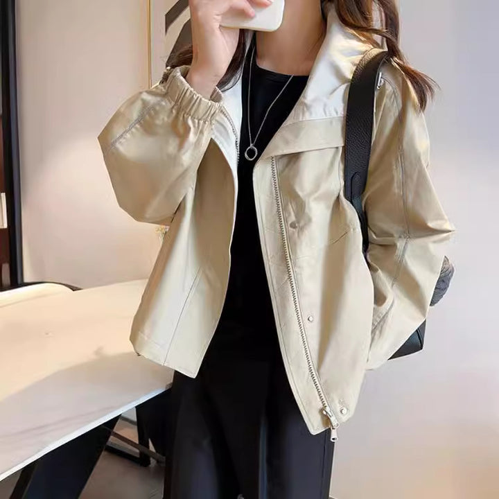 Damen Modische Übergangsjacke mit praktischen Taschen Drune