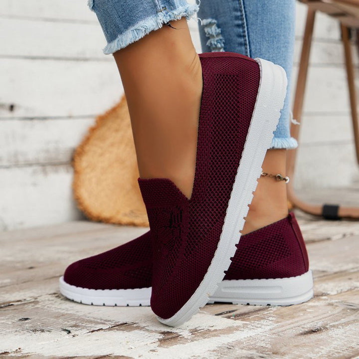 Damen Atmungsaktive Slip-On Sneakers Drune